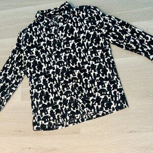 RAOUL Women's Long-Sleeved SILK  Shirt SIZE US 4, UK 8